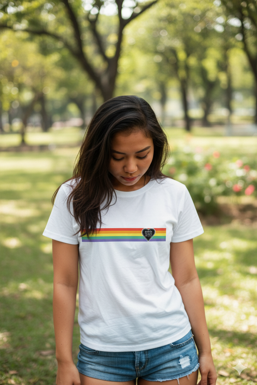 MAGLIETTA UNISEX -  ARCOBALENO